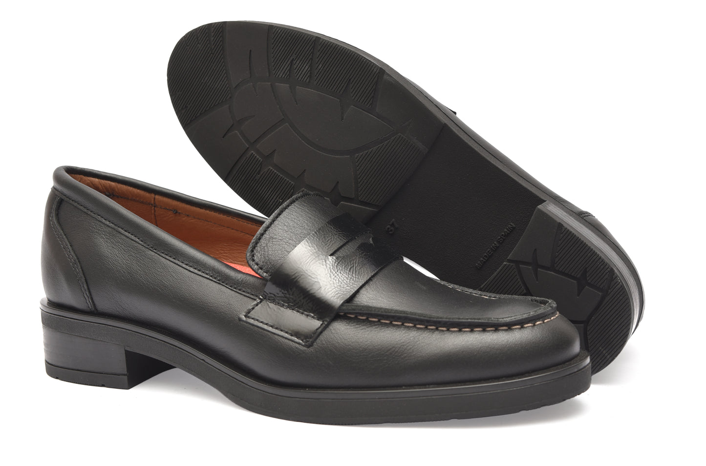 VIENA 202 Mocasín Negro